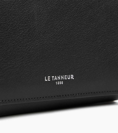 Portefeuille moyen modèle à rabat Louison en cuir lisse