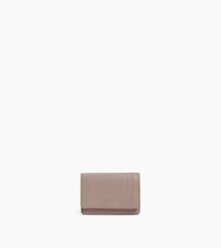 Petit porte cartes à rabat Louison en cuir grainé