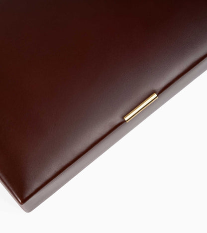 Coffret de jeux bridge petit modèle en cuir